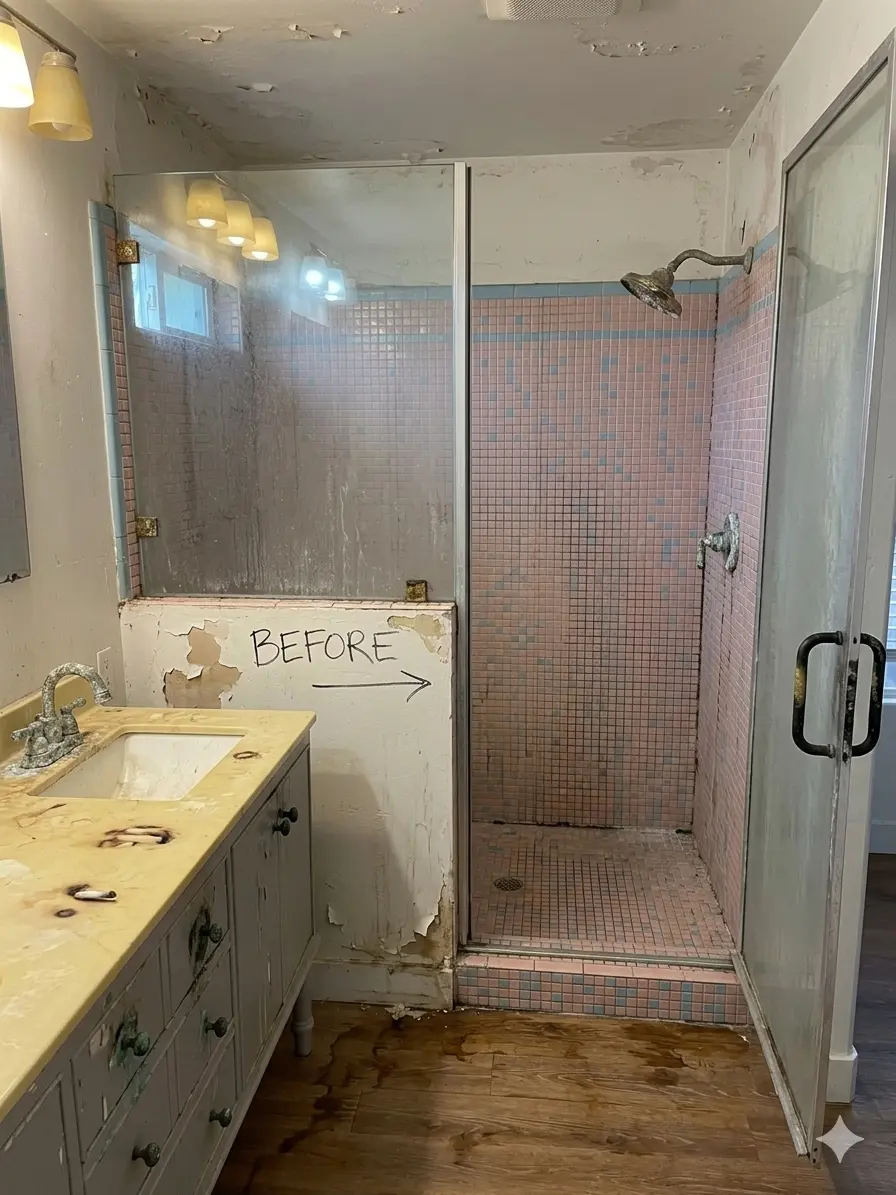 Bathroom after remodel